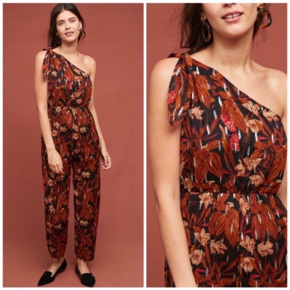Maeve by Anthropologie one shoulder jumpsu…